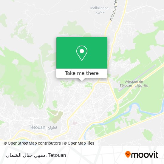 مقهى جبال الشمال map