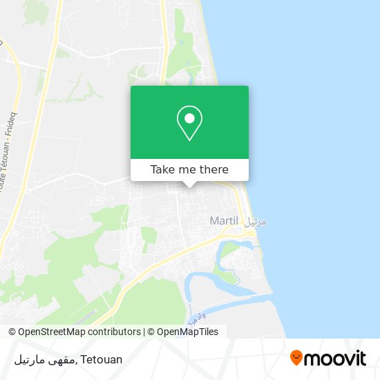 مقهى مارتيل map