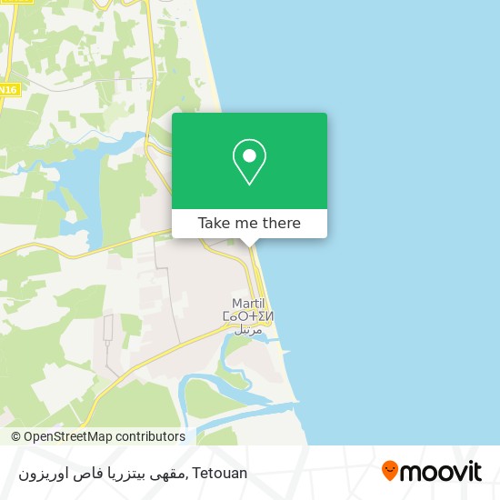 مقهى بيتزريا فاص اوريزون map