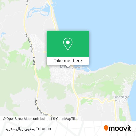 مقهى ريال مدريد map
