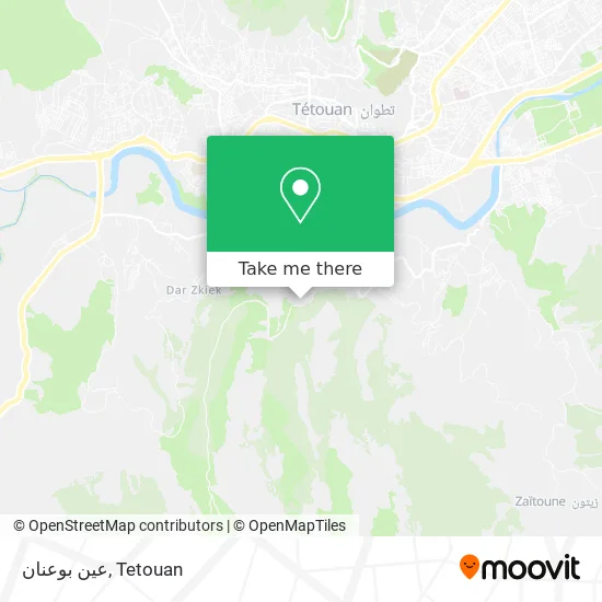 عين بوعنان map