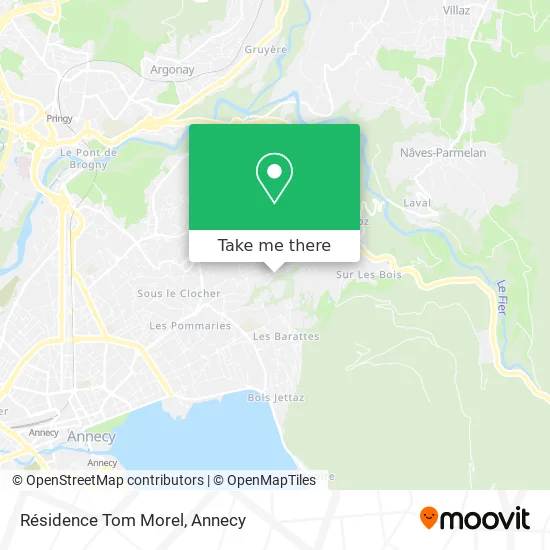 Résidence Tom Morel map