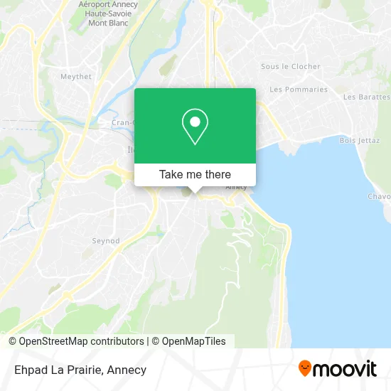 Ehpad La Prairie map