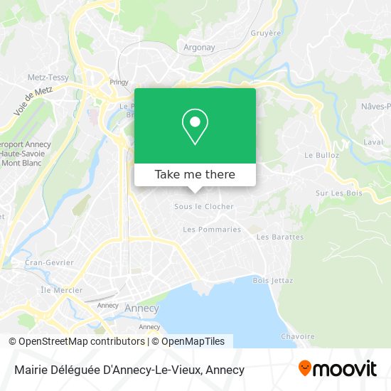 Mairie Déléguée D'Annecy-Le-Vieux map