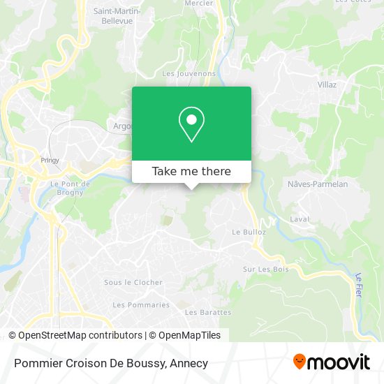 Pommier Croison De Boussy map
