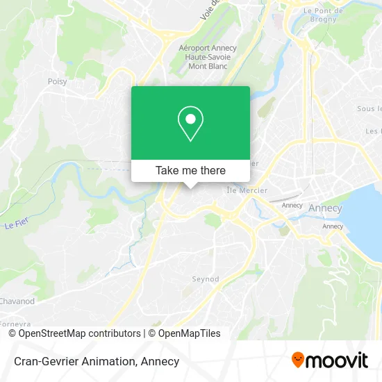 Cran-Gevrier Animation map