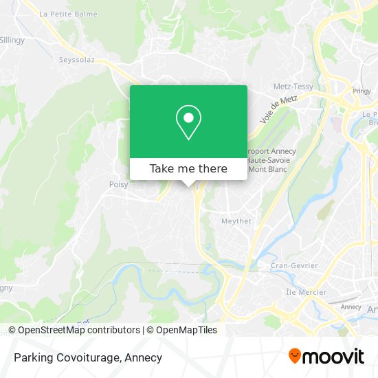 Parking Covoiturage map