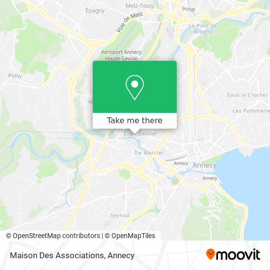 Maison Des Associations map