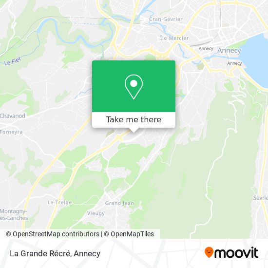 La Grande Récré map