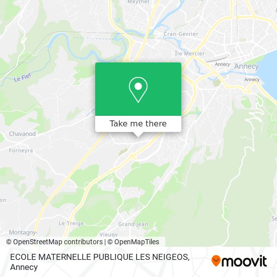 ECOLE MATERNELLE PUBLIQUE LES NEIGEOS map