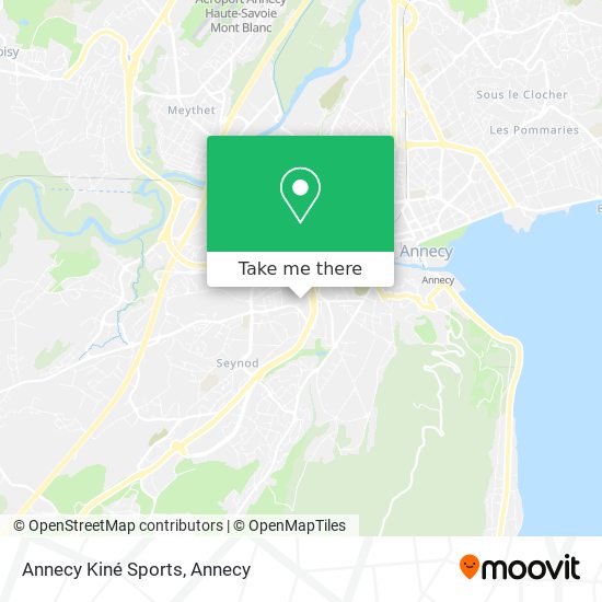 Annecy Kiné Sports map