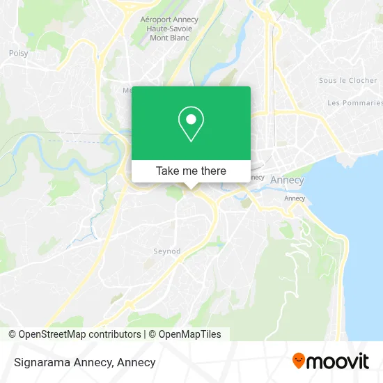Signarama Annecy map
