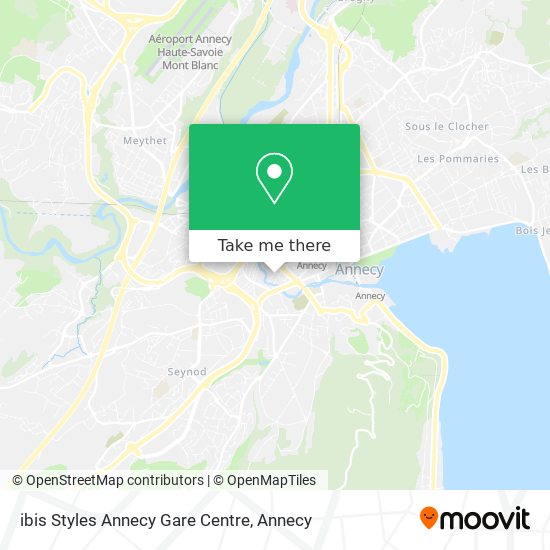 ibis Styles Annecy Gare Centre map