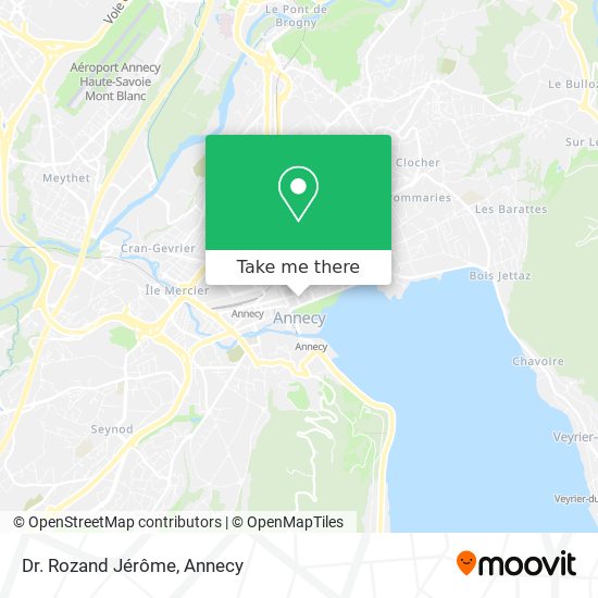 Dr. Rozand Jérôme map