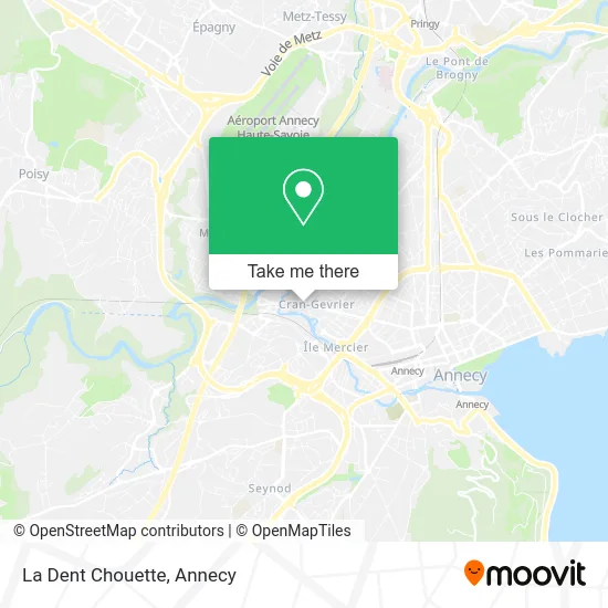 La Dent Chouette map