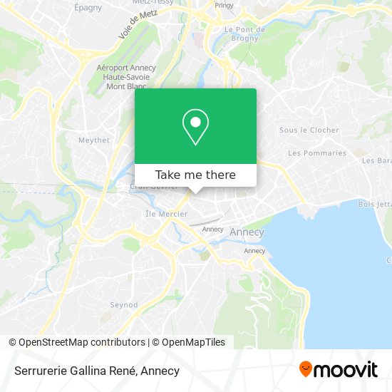 Serrurerie Gallina René map