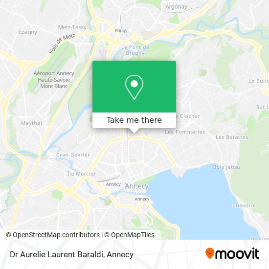 Dr Aurelie Laurent Baraldi map