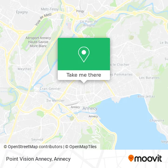 Point Vision Annecy map
