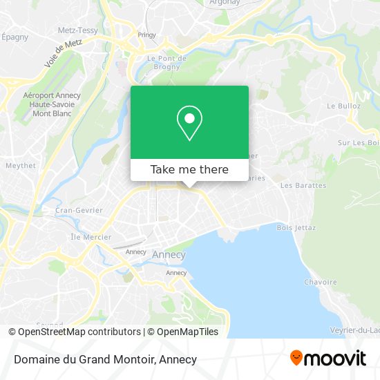 Domaine du Grand Montoir map