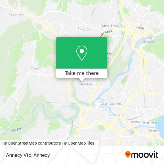 Annecy Vtc map