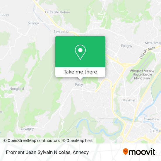 Froment Jean Sylvain Nicolas map