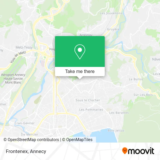Frontenex map
