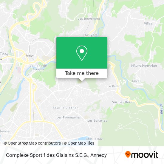 Complexe Sportif des Glaisins S.E.G. map