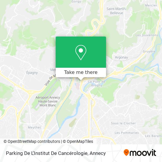 Parking De L'Institut De Cancérologie map