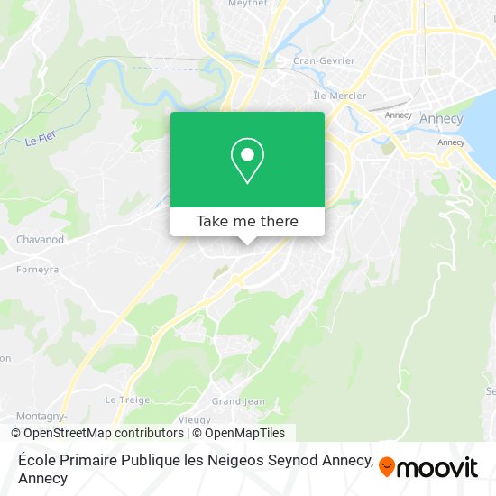 École Primaire Publique les Neigeos Seynod Annecy map