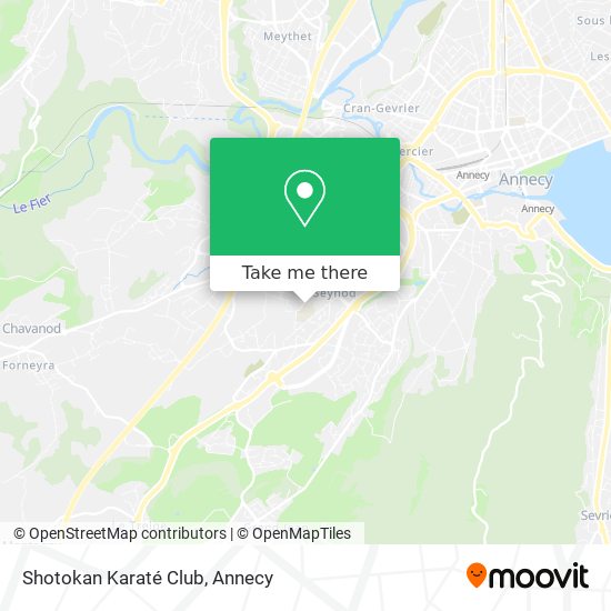 Shotokan Karaté Club map
