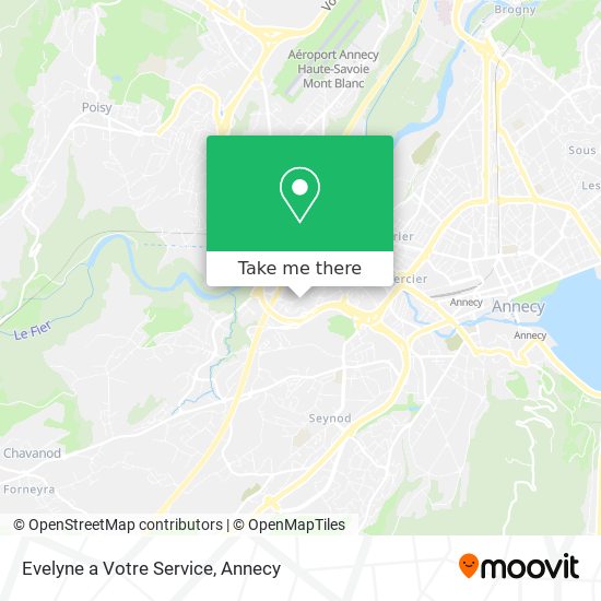 Evelyne a Votre Service map