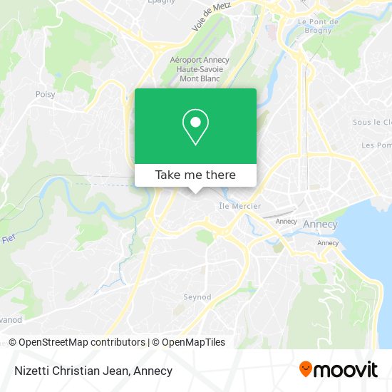 Nizetti Christian Jean map