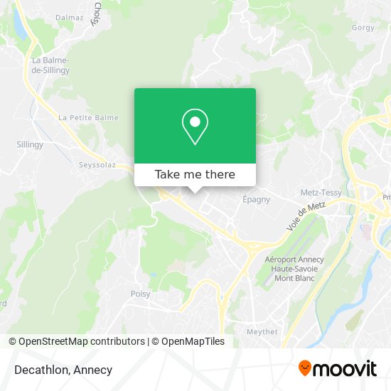 Decathlon map