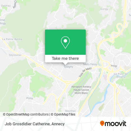 Job Grosdidier Catherine map