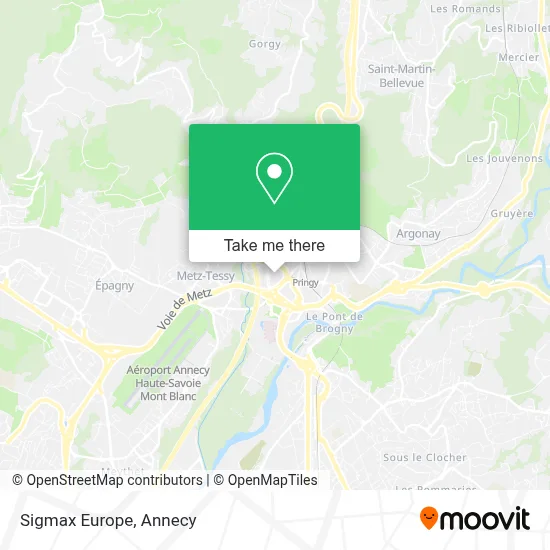 Sigmax Europe map