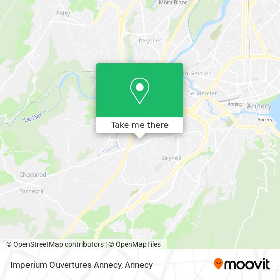Imperium Ouvertures Annecy map