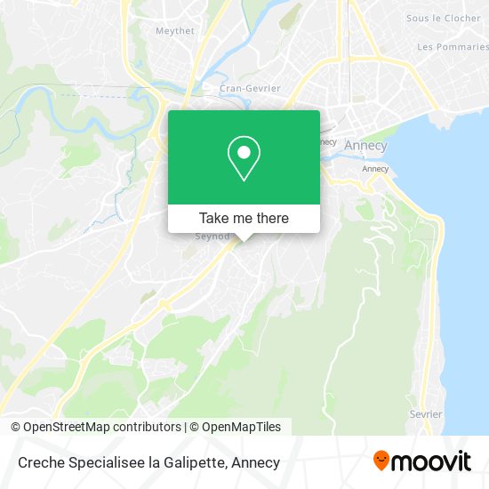 Creche Specialisee la Galipette map