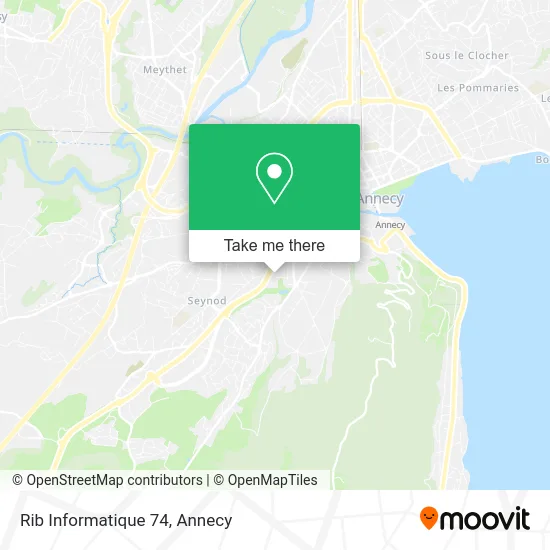 Rib Informatique 74 map