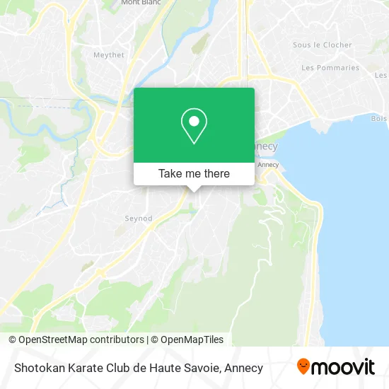 Shotokan Karate Club de Haute Savoie map