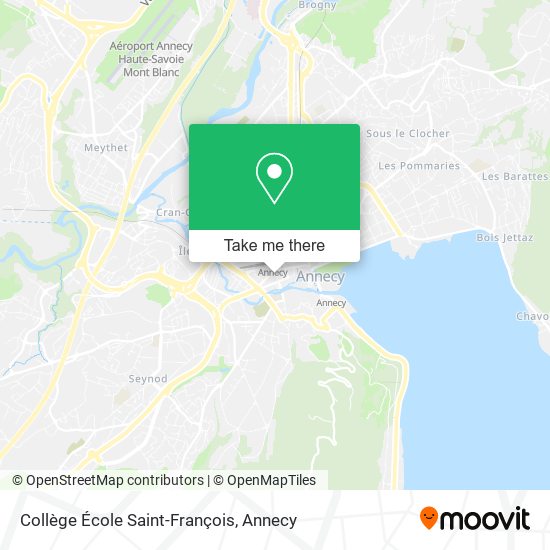 Collège École Saint-François map
