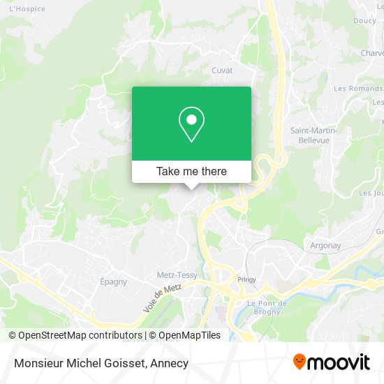 Monsieur Michel Goisset map
