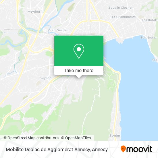 Mobilite Deplac de Agglomerat Annecy map