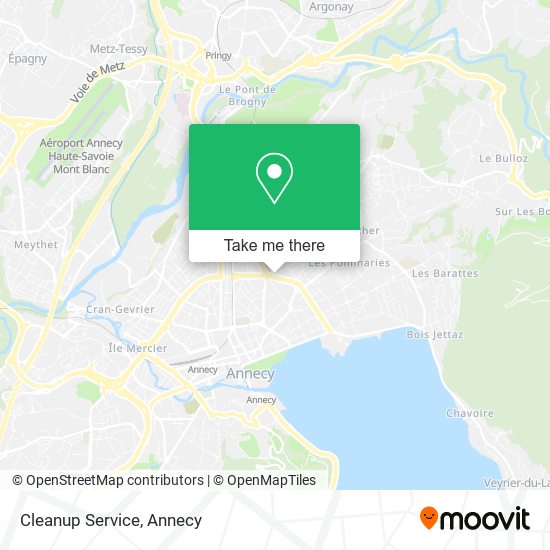 Cleanup Service map