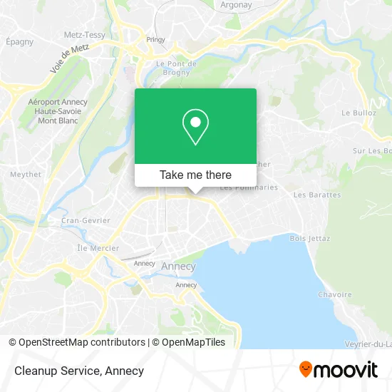 Cleanup Service map