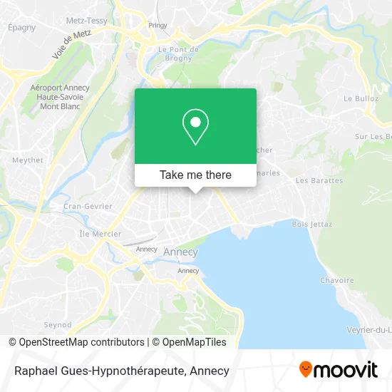 Raphael Gues-Hypnothérapeute map