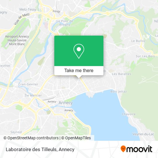 Laboratoire des Tilleuls map
