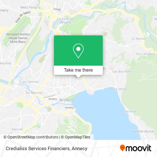 Credialiss Services Financiers map