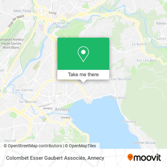 Colombet Esser Gaubert Associés map