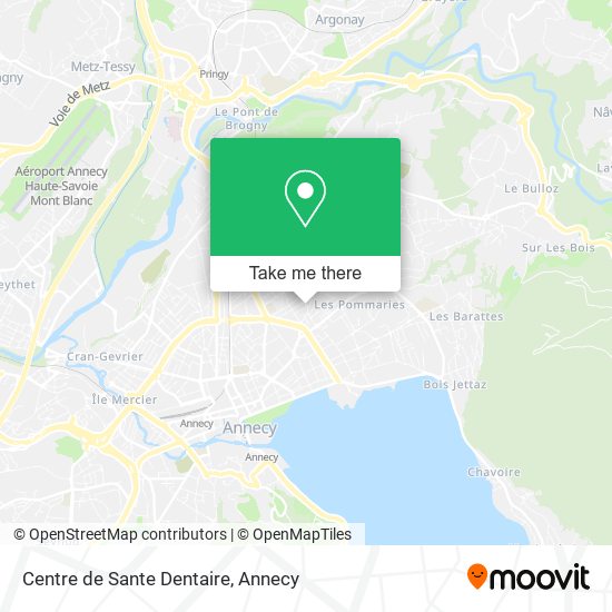 Centre de Sante Dentaire map