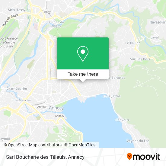 Sarl Boucherie des Tilleuls map